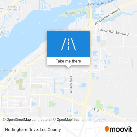 Nottingham Drive map