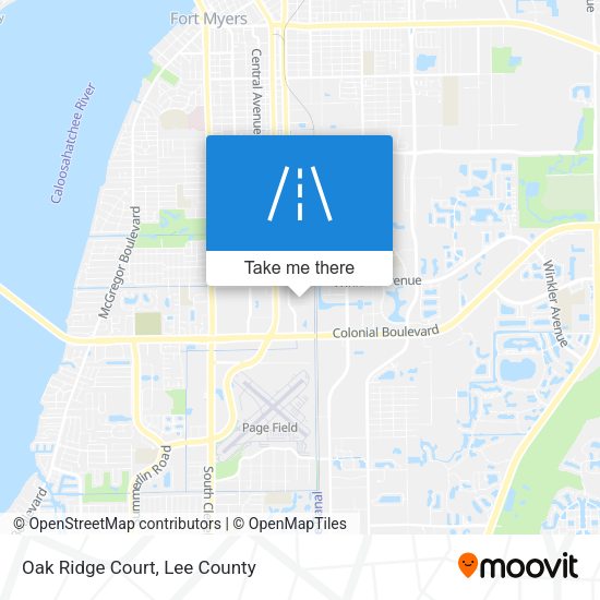 Mapa de Oak Ridge Court