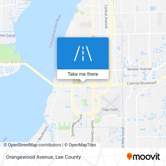 Mapa de Orangewood Avenue