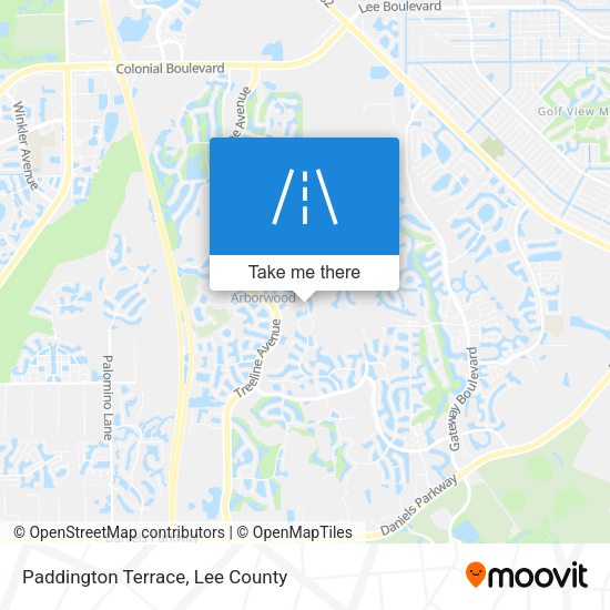 Mapa de Paddington Terrace