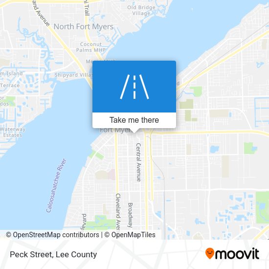 Mapa de Peck Street