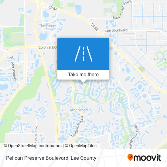Mapa de Pelican Preserve Boulevard