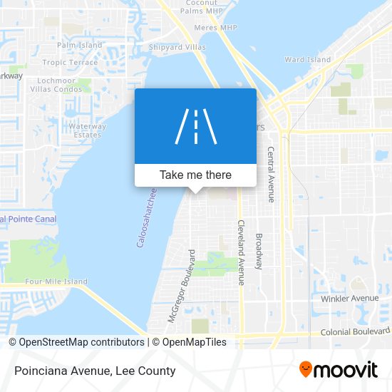 Mapa de Poinciana Avenue