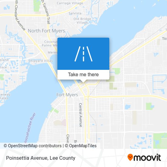 Poinsettia Avenue map