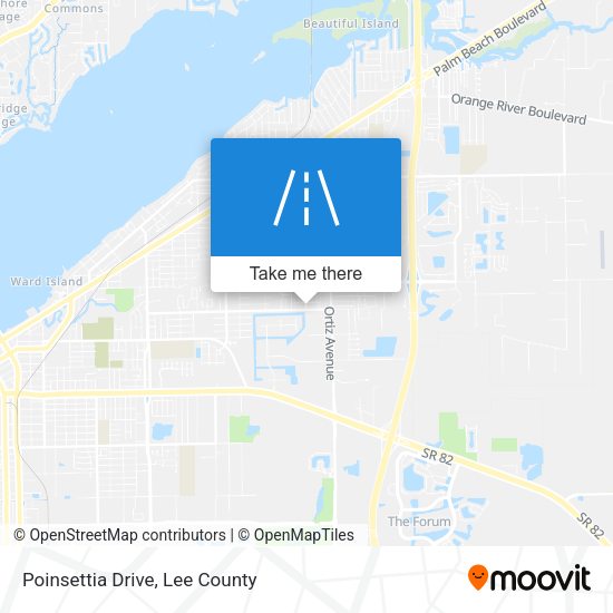 Poinsettia Drive map