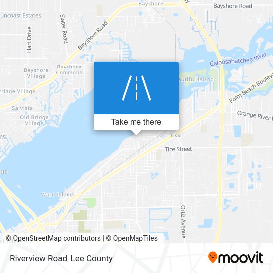 Riverview Road map