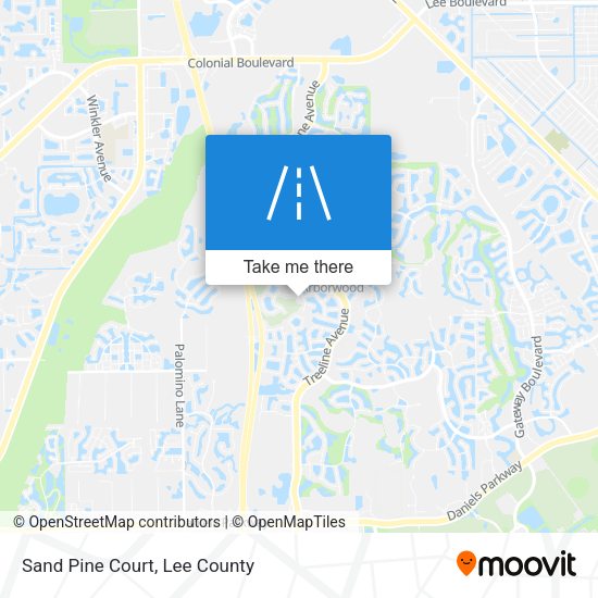 Mapa de Sand Pine Court