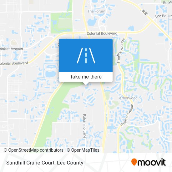 Sandhill Crane Court map