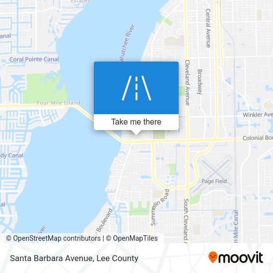 Santa Barbara Avenue map
