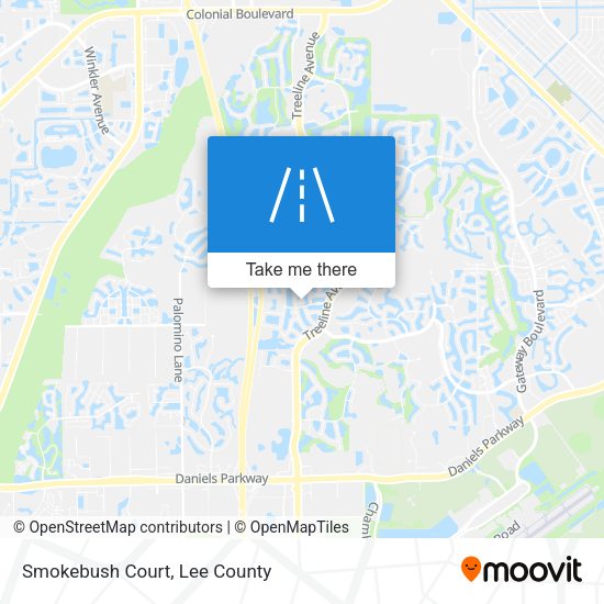 Mapa de Smokebush Court