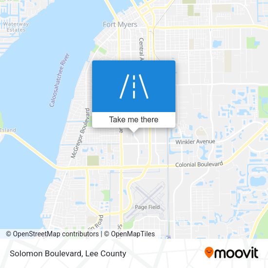 Solomon Boulevard map