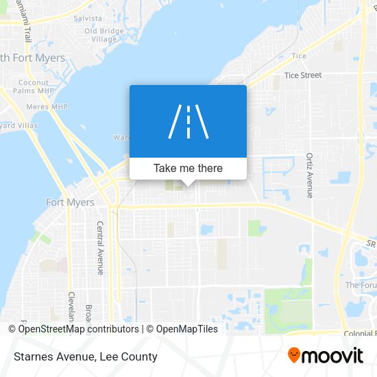 Mapa de Starnes Avenue