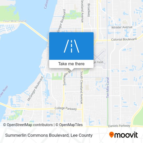 Mapa de Summerlin Commons Boulevard