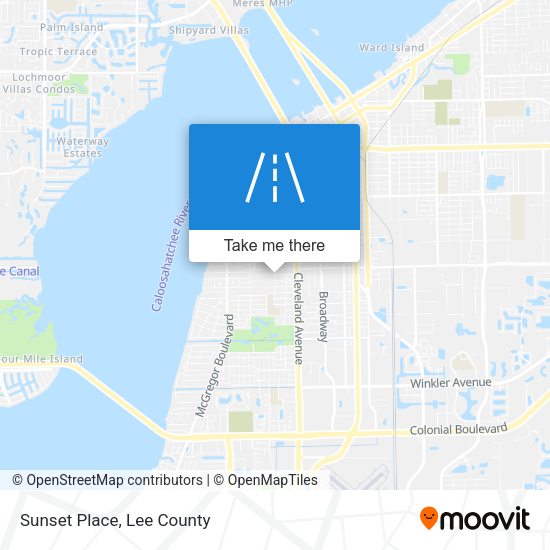Mapa de Sunset Place