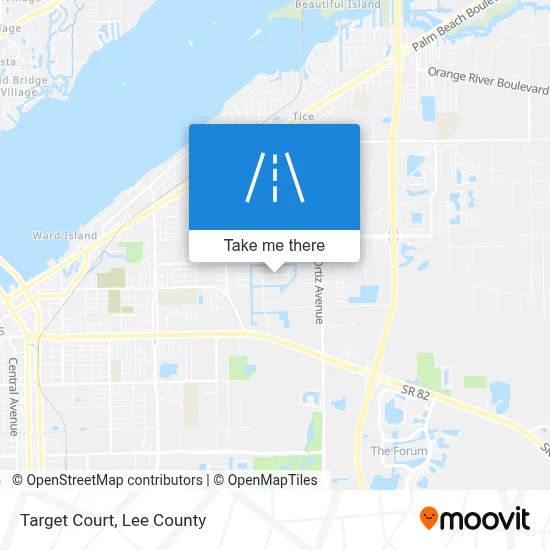 Target Court map