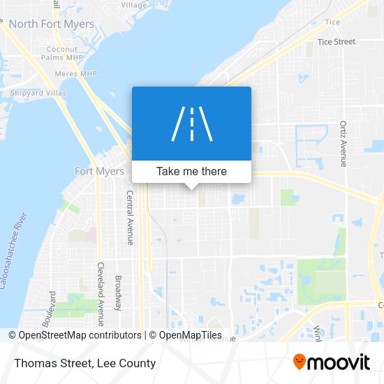 Mapa de Thomas Street
