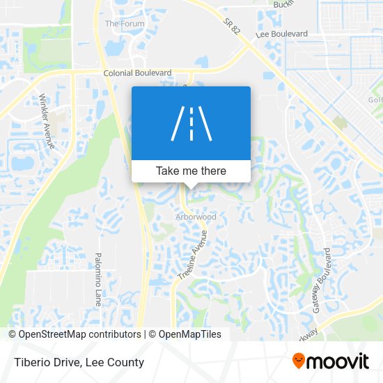 Mapa de Tiberio Drive