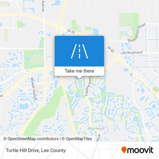 Mapa de Turtle Hill Drive