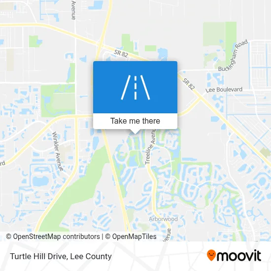 Turtle Hill Drive map