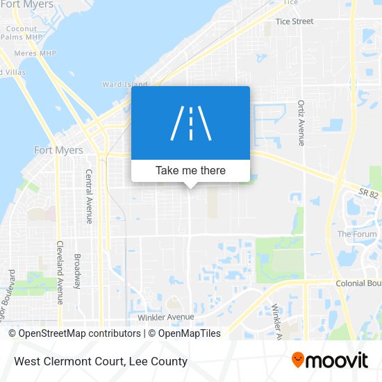 Mapa de West Clermont Court