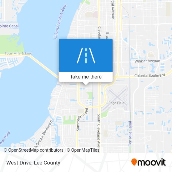 Mapa de West Drive