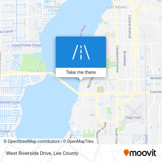 Mapa de West Riverside Drive