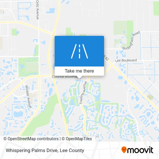 Whispering Palms Drive map