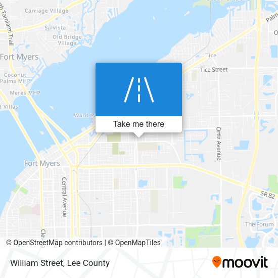 Mapa de William Street