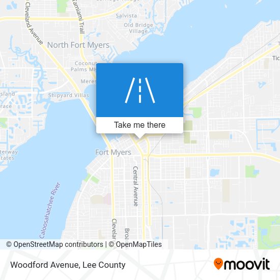 Mapa de Woodford Avenue