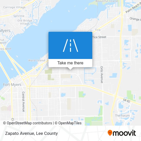 Mapa de Zapato Avenue
