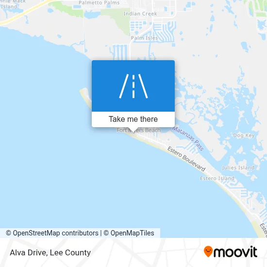 Alva Drive map
