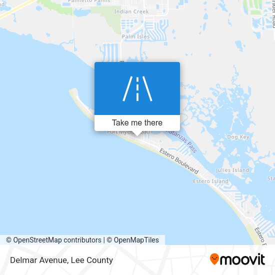 Mapa de Delmar Avenue