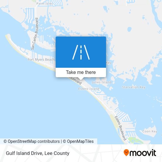 Mapa de Gulf Island Drive