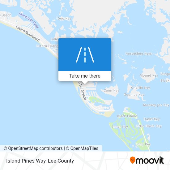 Island Pines Way map