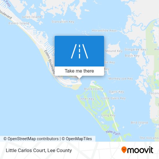 Mapa de Little Carlos Court