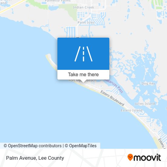 Mapa de Palm Avenue