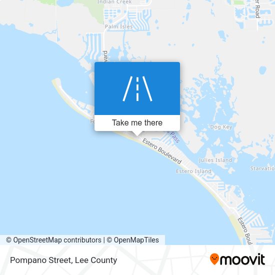 Mapa de Pompano Street