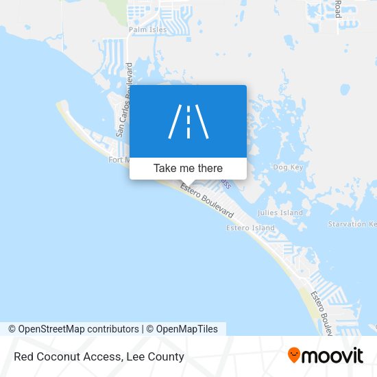Mapa de Red Coconut Access