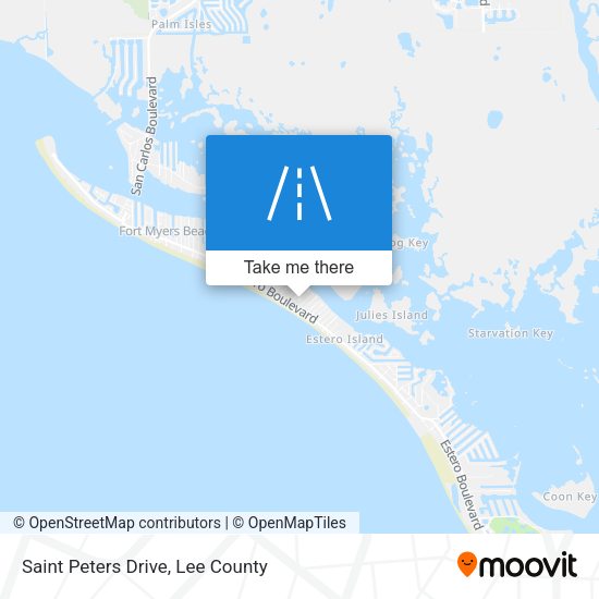 Mapa de Saint Peters Drive