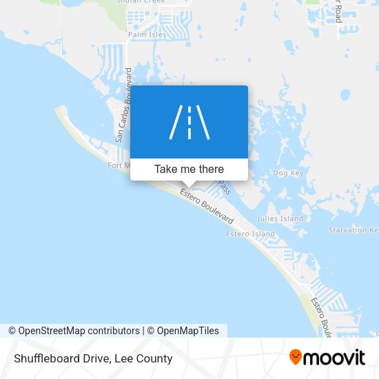 Shuffleboard Drive map