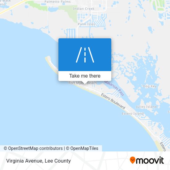 Mapa de Virginia Avenue