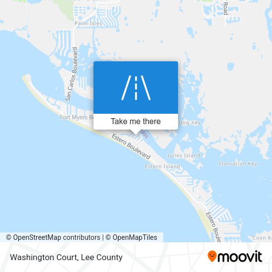 Washington Court map