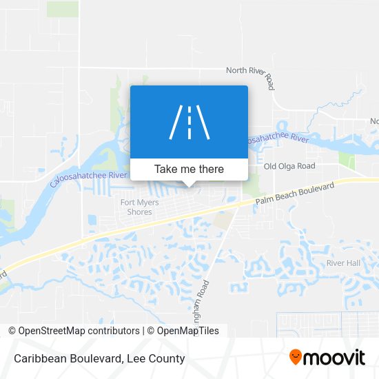 Caribbean Boulevard map