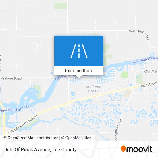 Isle Of Pines Avenue map