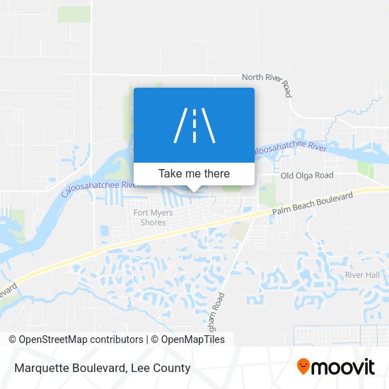 Mapa de Marquette Boulevard