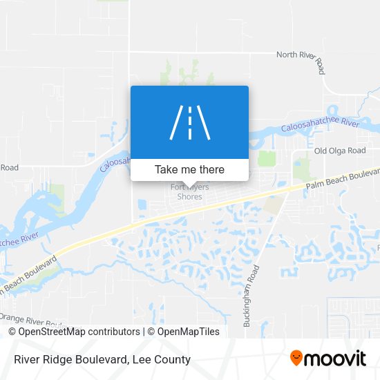 Mapa de River Ridge Boulevard