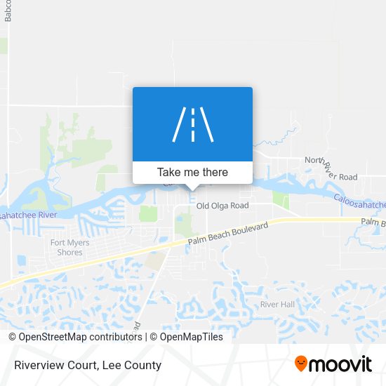 Mapa de Riverview Court