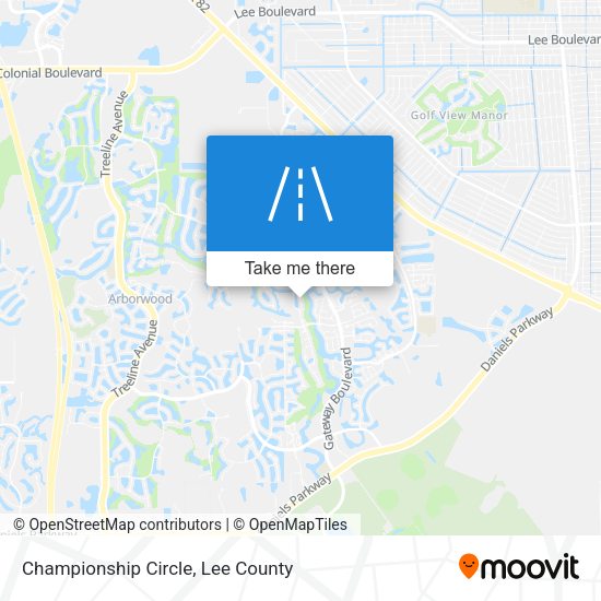 Championship Circle map