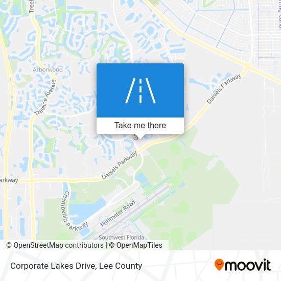 Corporate Lakes Drive map