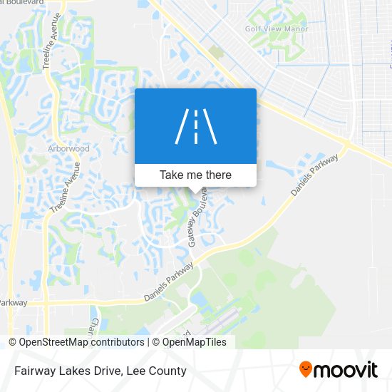 Mapa de Fairway Lakes Drive